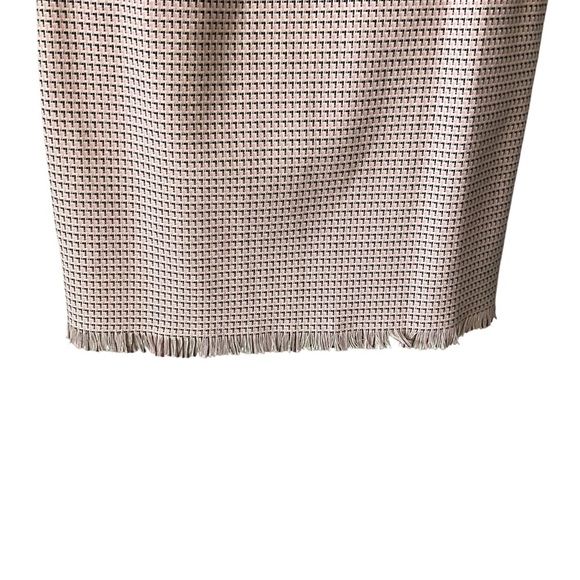 Ann Taylor Textured Cream Mini Dress - Picture 4 of 10